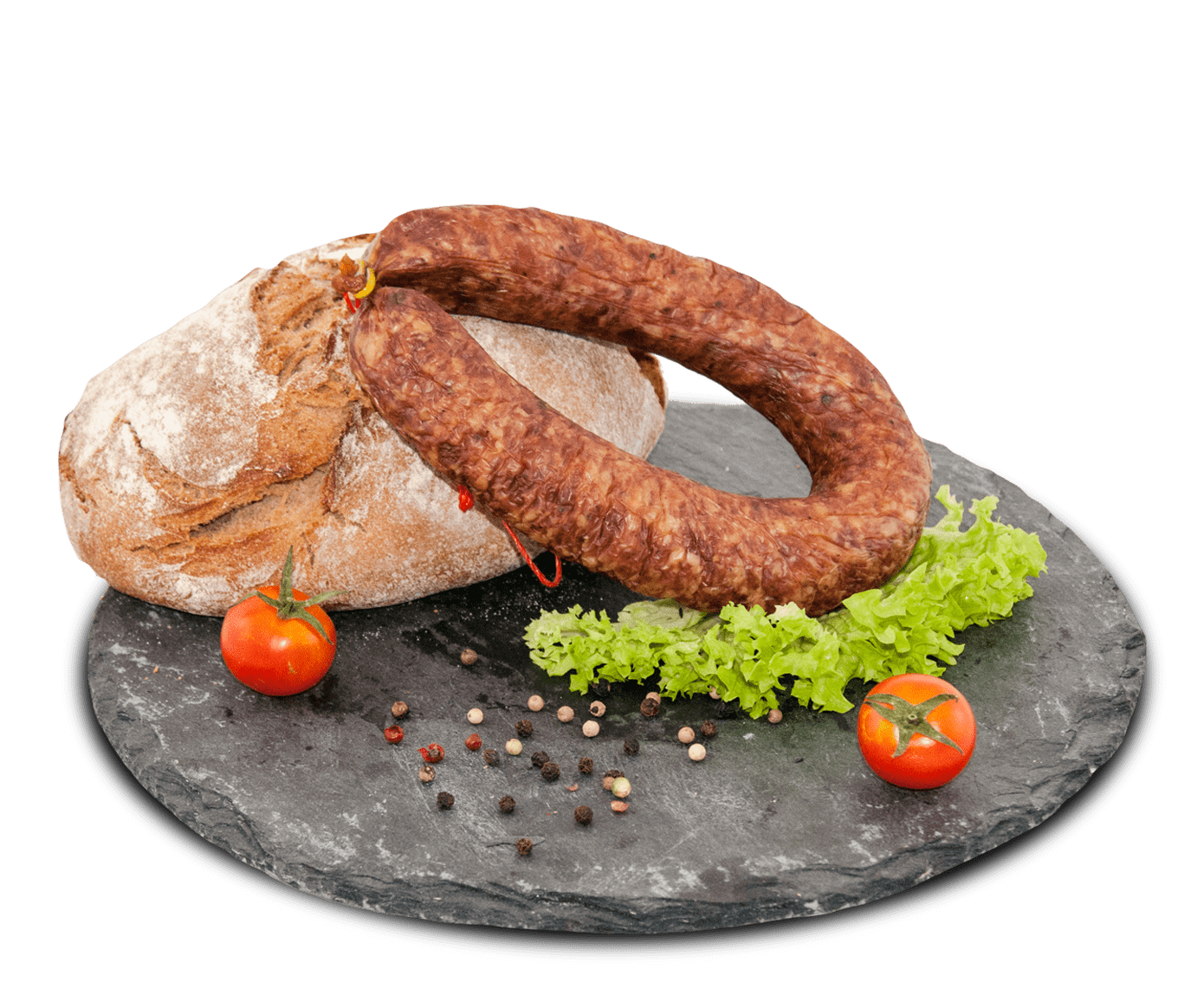 Bauernknackwurst mit gemahlenem Kümmel